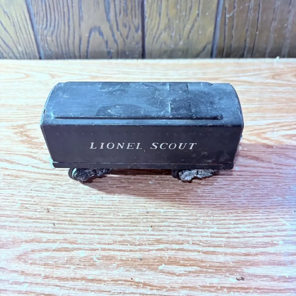 Lionel O Train Metal Tinplate Coffin Box Style Scout Tender Black